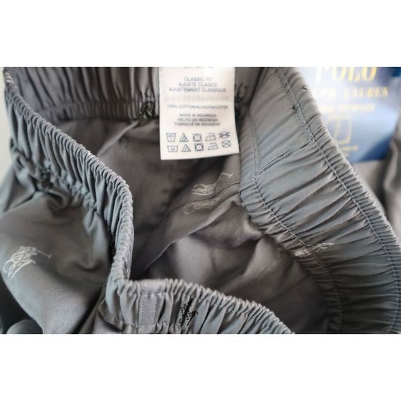 Polo Ralph Lauren R382RL Men's Sz M Gray Allover Pony Print Classic Fit Boxers - Picture 3 of 4